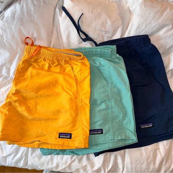 Patagonia Pants - Patagonia baggies 5inch short bundle of three